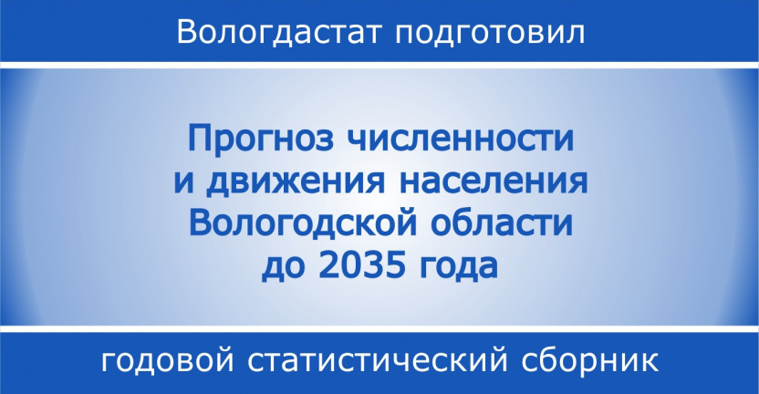 Прогноз численности и движения населения Вологодской области до 2035 года